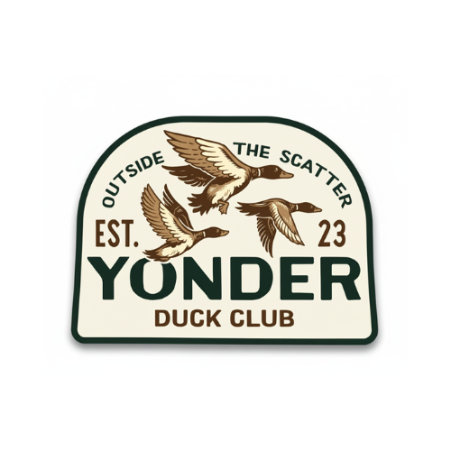 Duck Club Sticker