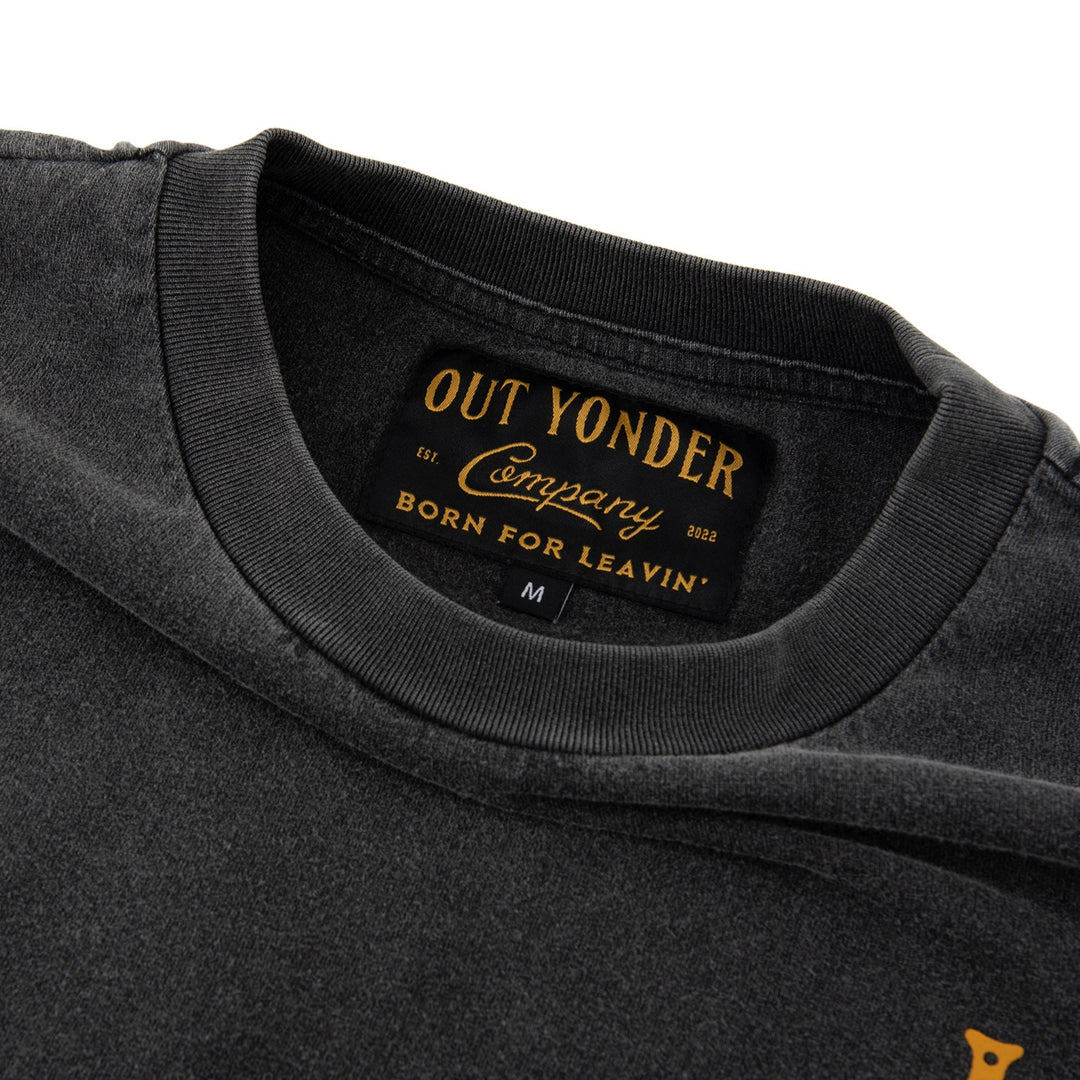 Wander Boxy Tee (Vintage Black)