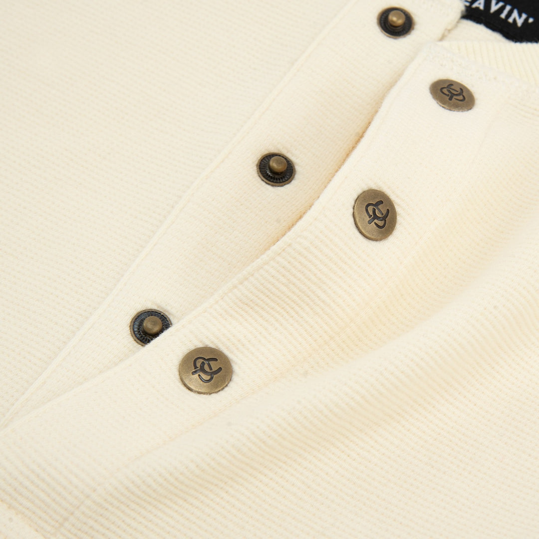 Woven Heritage Henley (Almond)