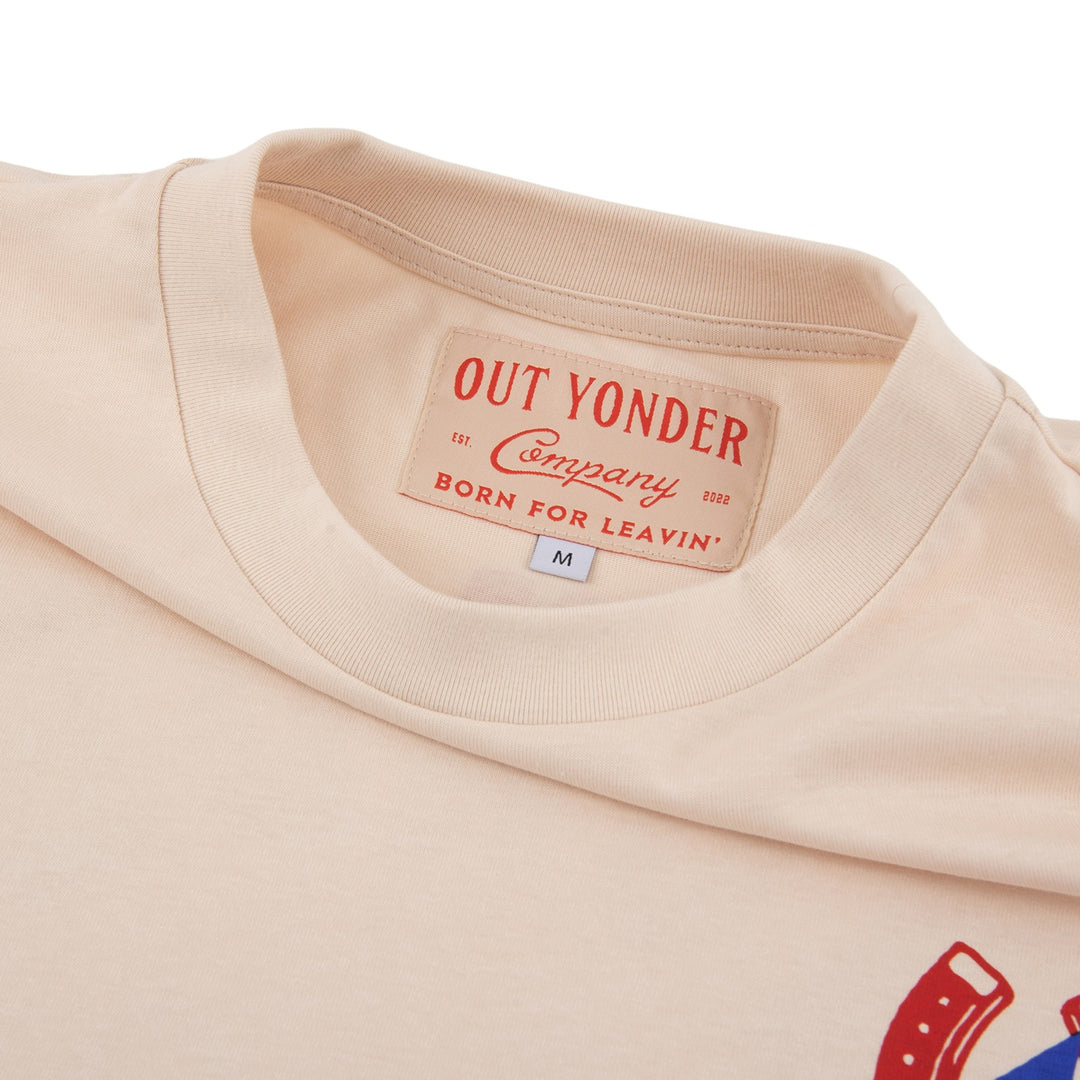 Get Lost Boxy Tee (Natural)