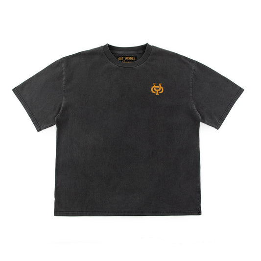 Wander Boxy Tee (Vintage Black)