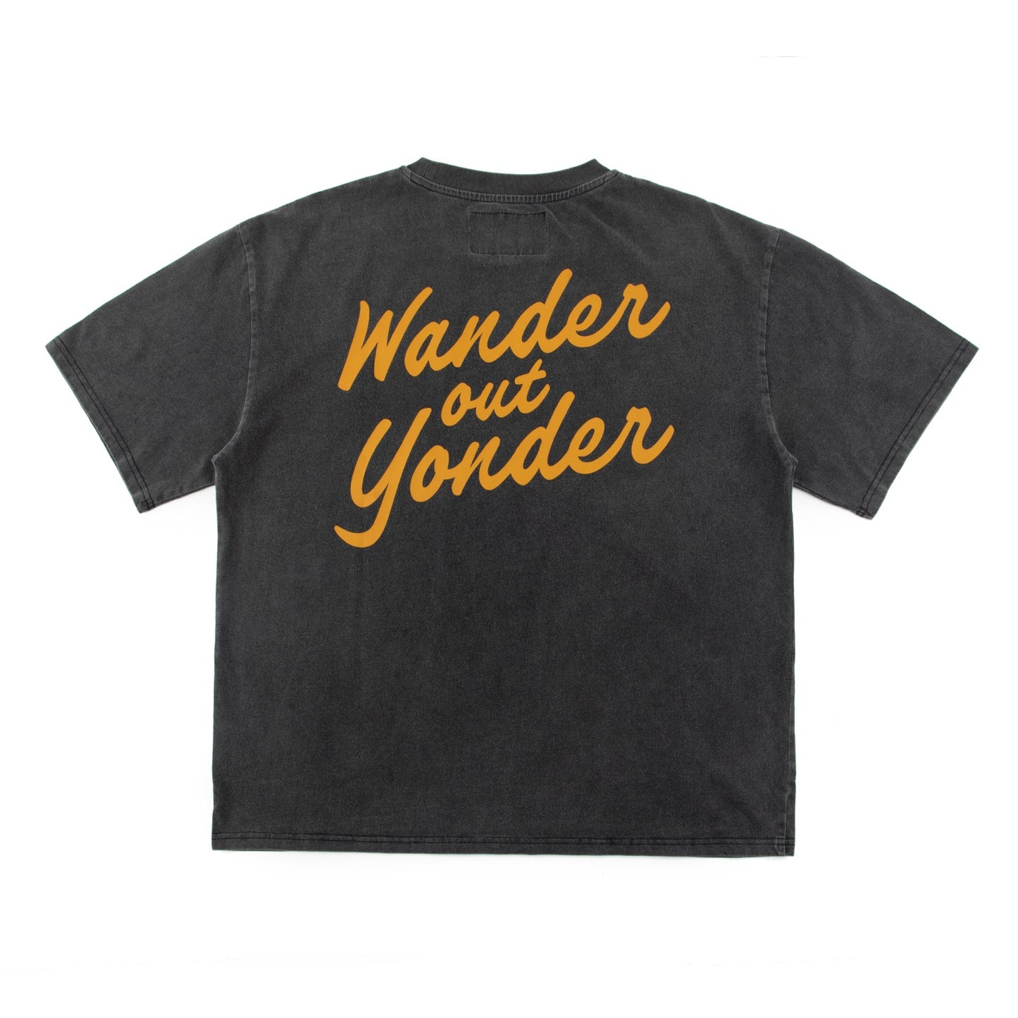 Wander Boxy Tee (Vintage Black)