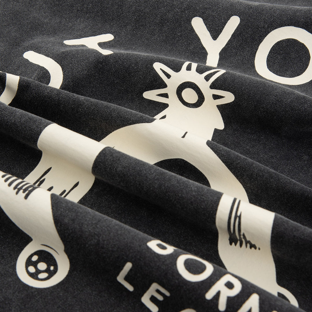 Spur Boxy Tee (Vintage Black)