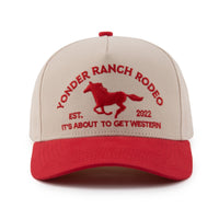 Red Western Snapback