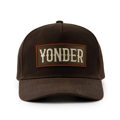 Brown Waxed SnapBack