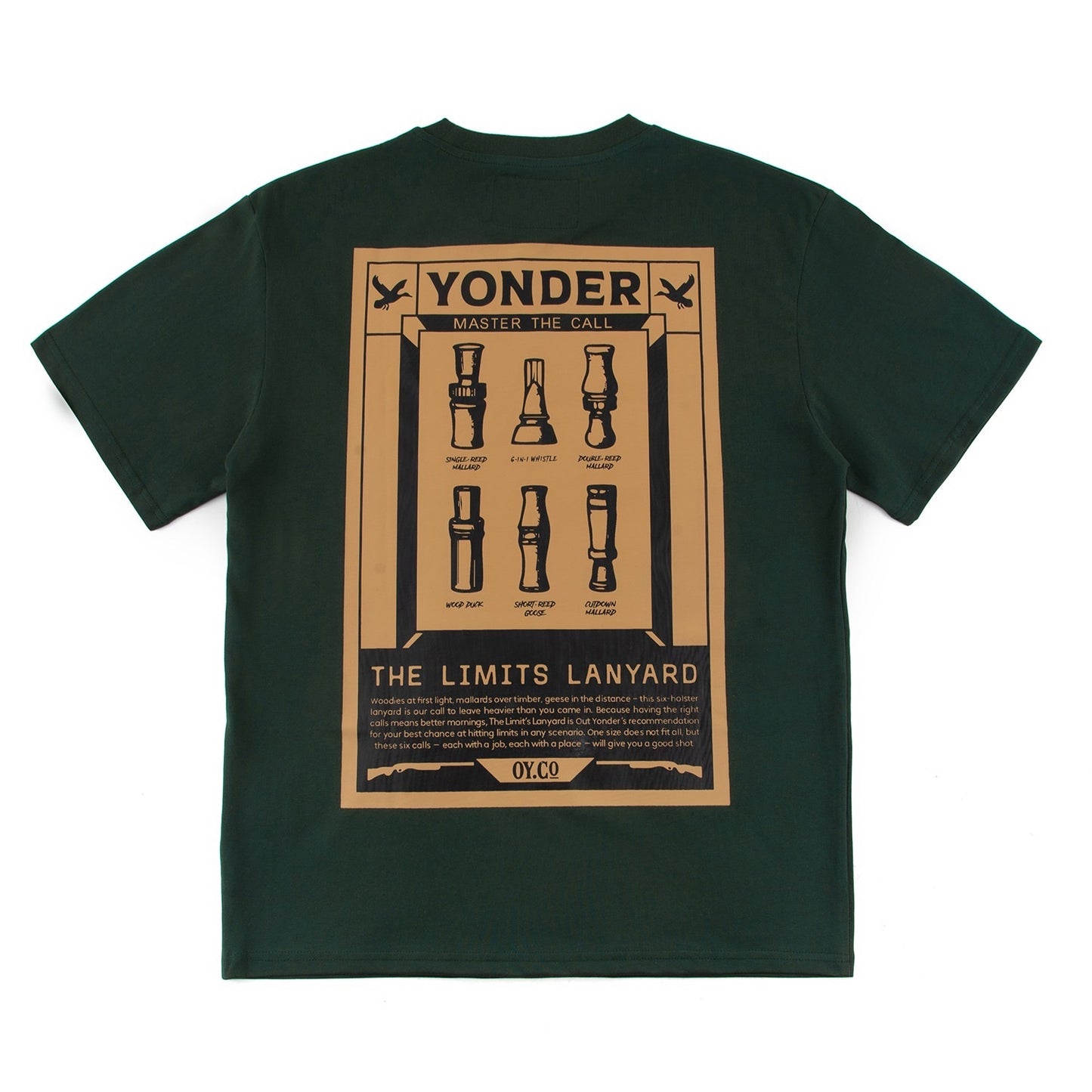 Limits Lanyard Tee (Dark Green)