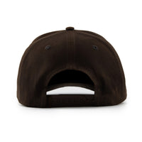 Brown Waxed SnapBack
