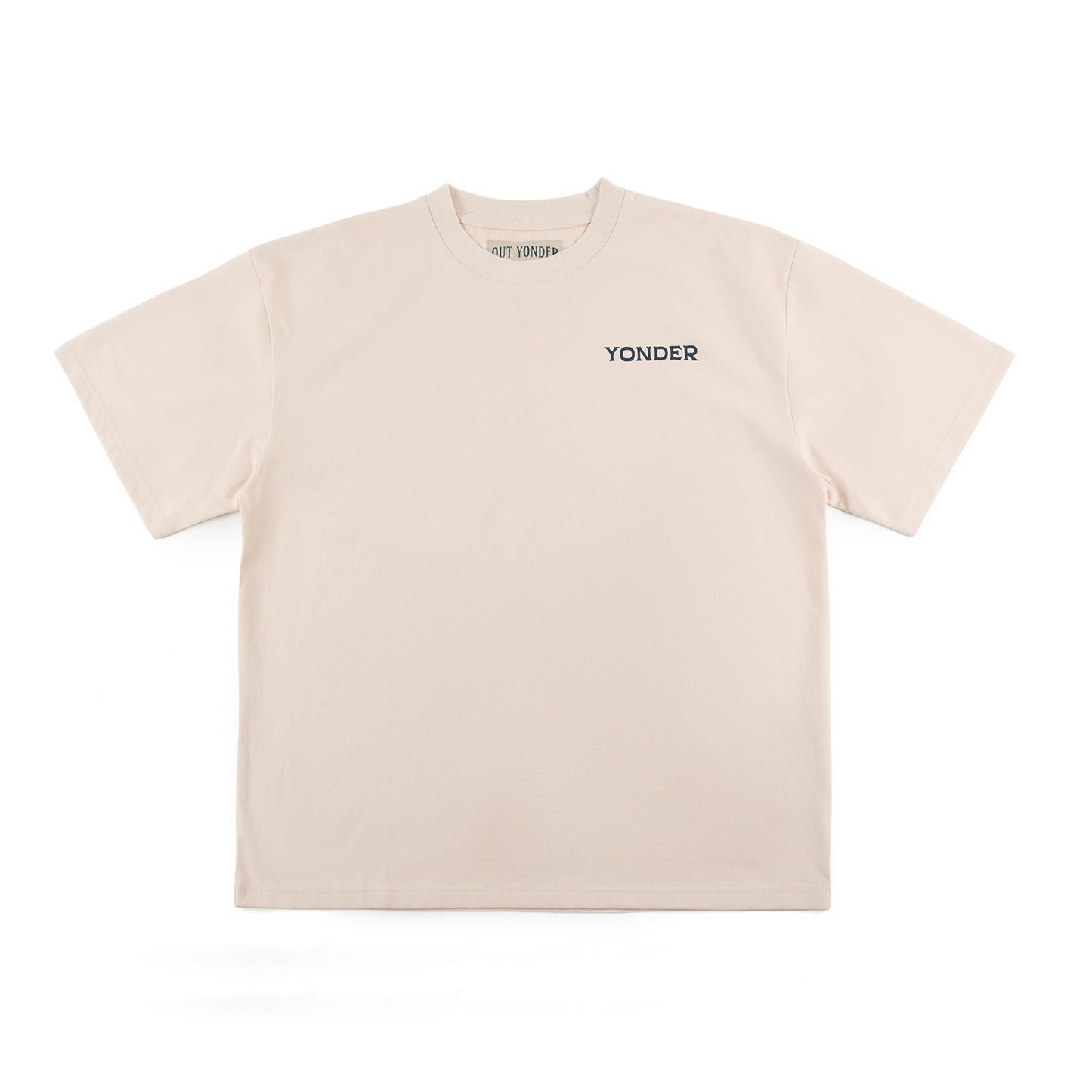 Eight Flat Boxy Tee (Natural)