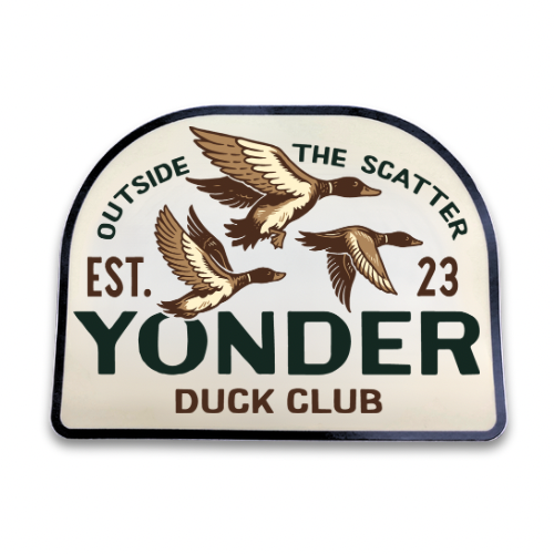 Duck Club Sticker