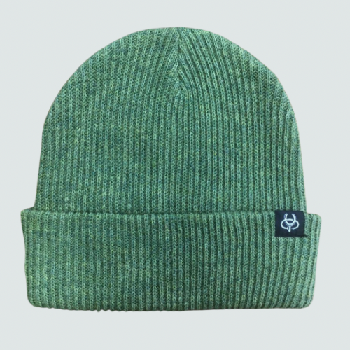 Green Woven Beanie