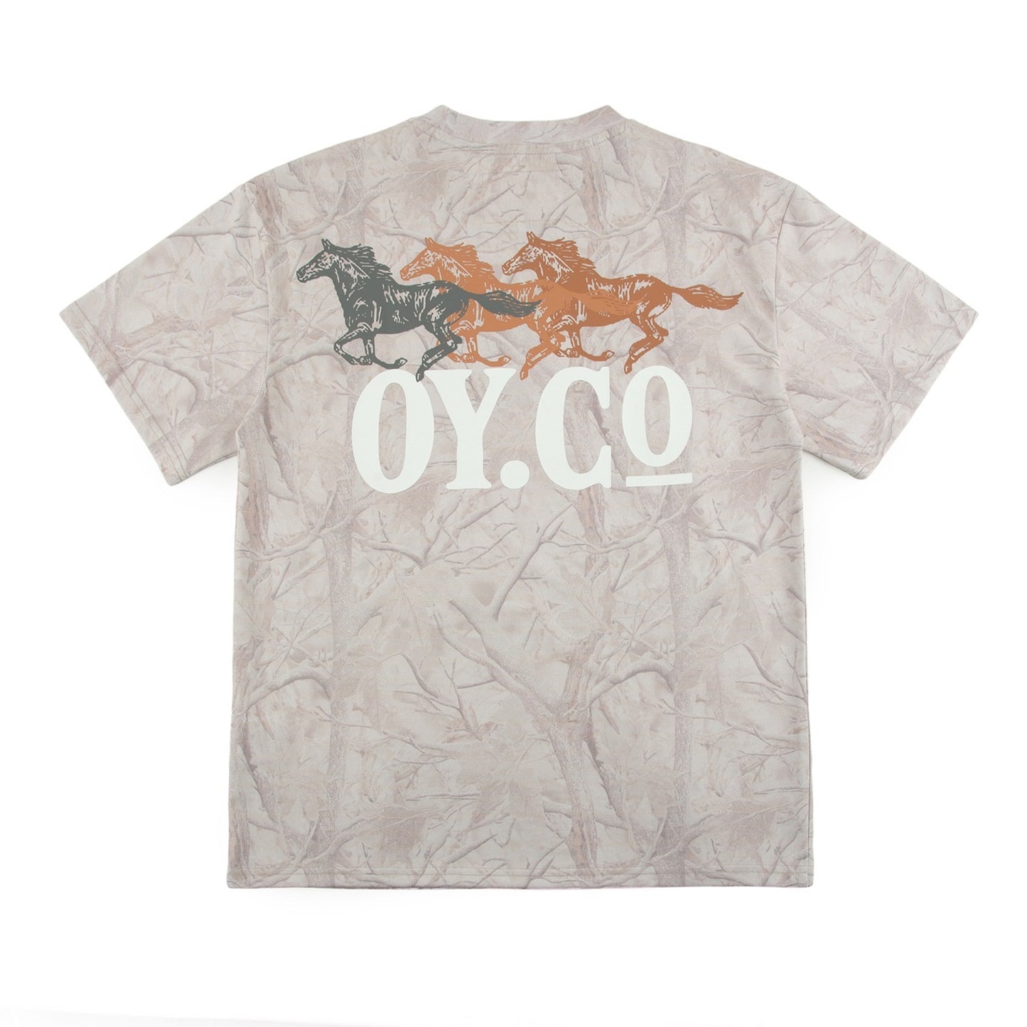 Wild Horses Tee (Faded Camo)