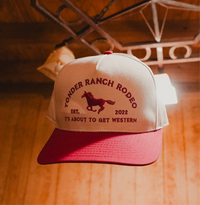 Red Western Snapback