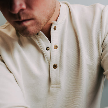 Woven Heritage Henley (Natural)