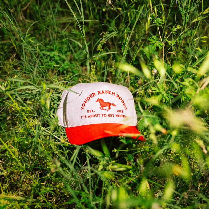 Red Western Snapback