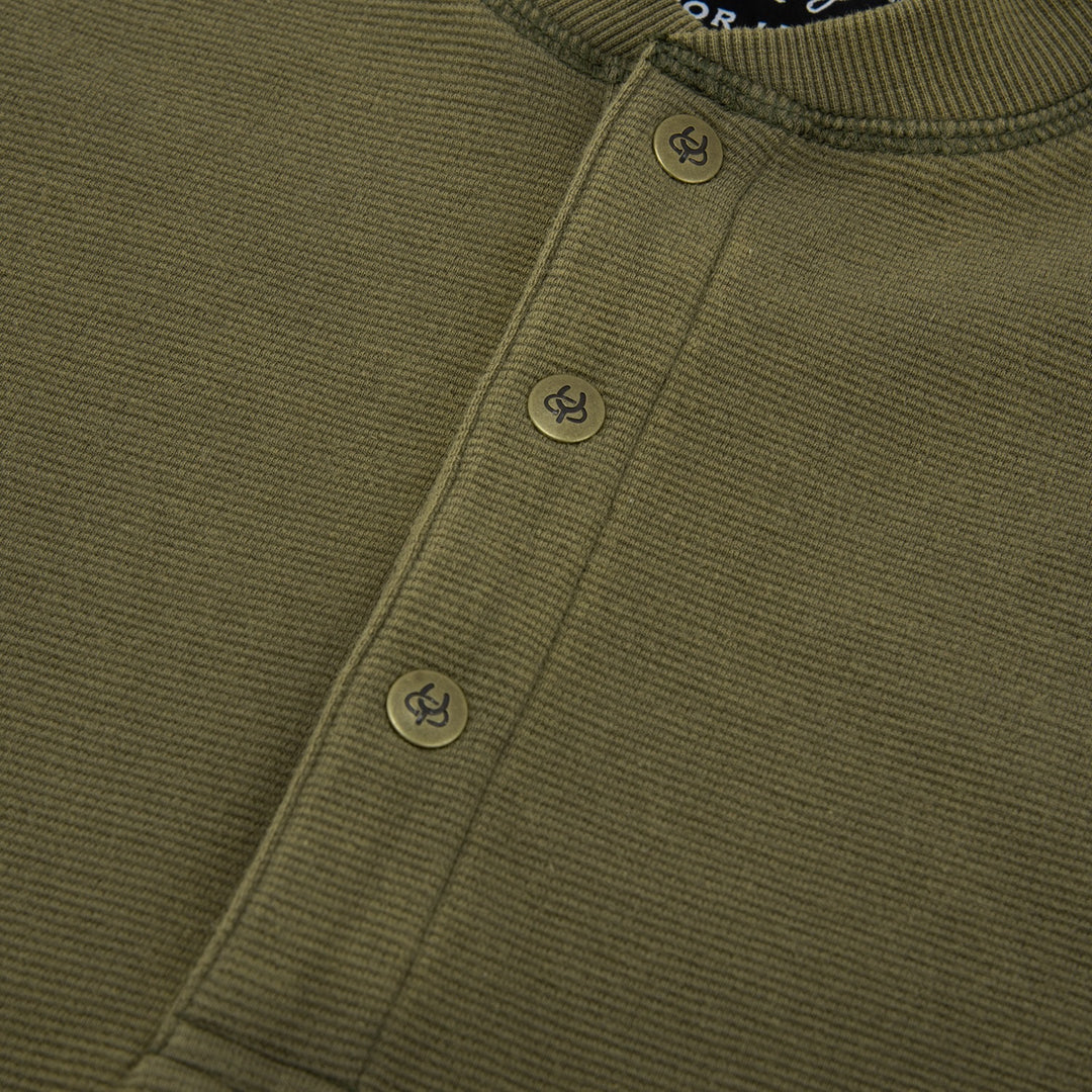 Woven Heritage Henley (Moss)